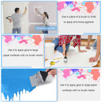 Juego de pinceles de silicona para pintura de resina, 4 piezas, moldeador de Color, catalizador, 1 1,5 2 2,5 pulgadas de ancho - details 6