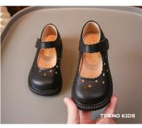 Zapatos de cuero para niña, calzado de vestir suave y Chic, con recortes de corazón, Princesa, Moda de Primavera y otoño, 2024 - details 7