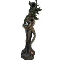Estatua de Diosa del Bosque Escultura de Resina Creativa para Decoración de Escritorio y Jardín - details 1