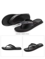 Novedad de verano, chanclas de PVC a la moda, zapatillas juveniles antideslizantes de Color sólido con Clip para la playa con punta abierta, zapatillas para hombre - details 18