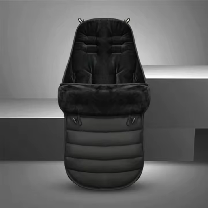 Saco de dormir multifuncional para cochecito, accesorio grueso, cálido, para reposapiés - 1