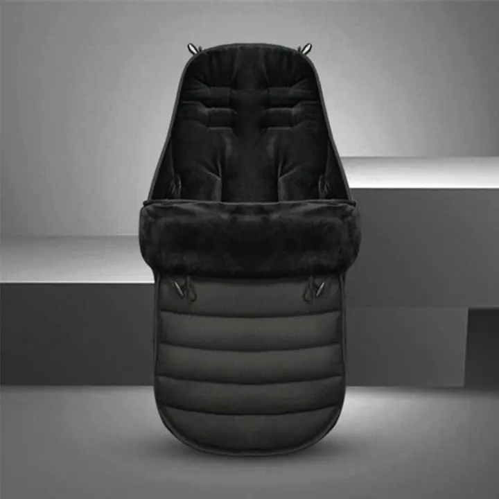 Saco de dormir multifuncional para cochecito, accesorio grueso, cálido, para reposapiés - 1