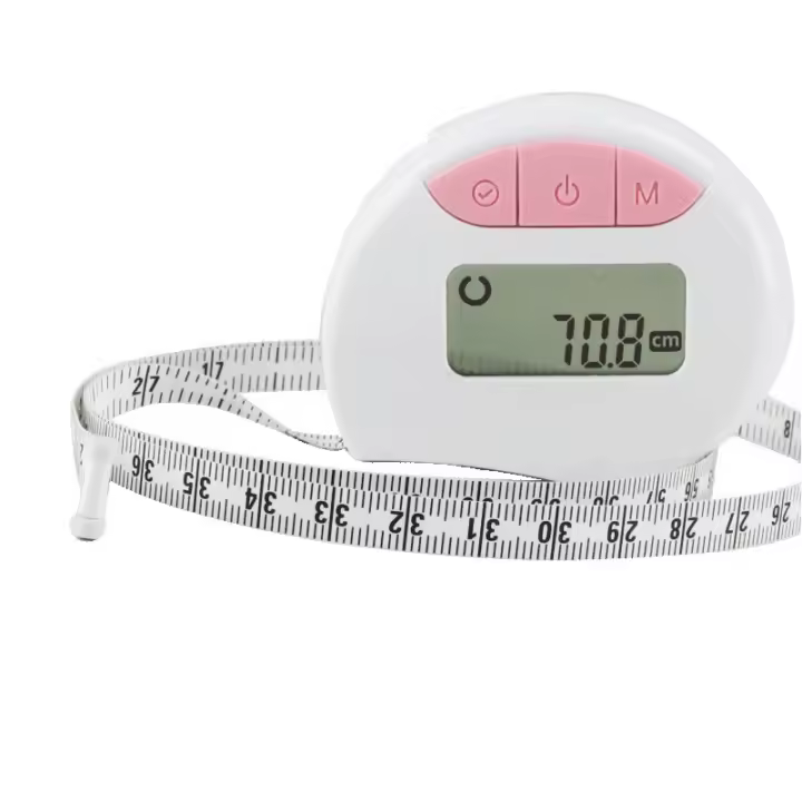 Cinta Medidora Corporal para Perder Peso con Monitor APP, Cinta Medidora Retráctil de Doble Escala, 1pc - 1