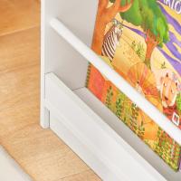 3 Niveles Estanteria Libros Infantil Estantería Infantil Multifuncional 58 x 18 x 81cm KMB45-W ES - details 5