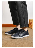 Zapatos cómodos minimalistas para hombres con punta ancha, descalzos, zapatos de caída cero, zapatillas de deporte unisex de cuero informales, zapatos ligeros para caminar - details 7