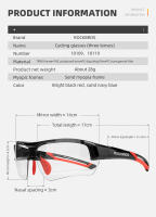 ROCKBROS-gafas polarizadas de ciclismo para hombre, lentes de sol deportivas para bicicleta de montaña y carretera, 3 lentes - details 2