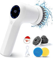 Cepillo de limpieza eléctrico recargable, inalámbrico, automático, para cocina, 2 horas de batería, life_2, cable de carga USB - details 1