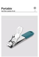 2025 nuevo Mini cortador de uñas ultrafino, cortaúñas plegable de acero inoxidable, cortaúñas, tijera para uñas de los pies, manicura y pedicura - details 5