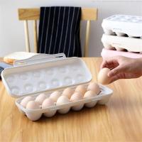 Soporte de bandeja de huevos de colores, caja de almacenamiento de huevos acrílica anticaída portátil - details 3