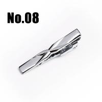 Nuevo Clips para corbata clásicos simples de 4cm, accesorios de Pin diario de Metal para hombre, regalo - details 10