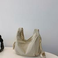 Bolso de hombro lavado de gran capacidad para mujer, bandolera de nailon informal, bolso de Dumpling de Corea de Color sólido para verano - details 20