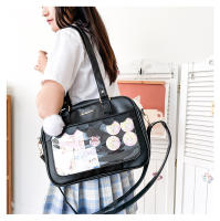Bolso de bebé transparente suave para niña estudiante, bolso de hombro pequeño, bolso cuadrado, bolso de mensajero bidimensional - details 15