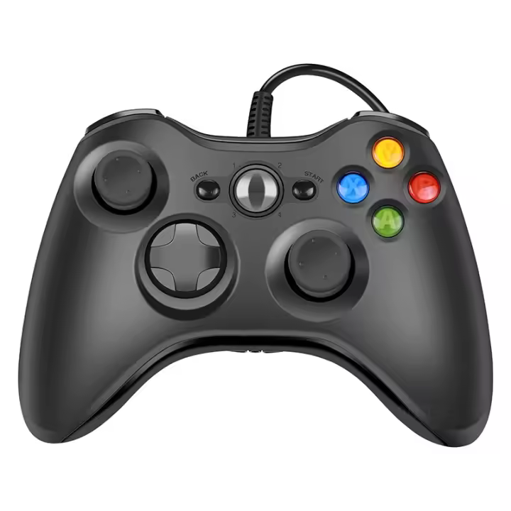 Mando con cable USB para consola Xbox360, Joypad para Win 7/8/10, Mando para Xbox 360, accesorios - 1