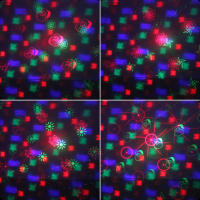 ESHINY 60 Patterns Battery DJ Disco Light Party R&G Laser Projector RGB LED Magic Ball Bar Dance Room Stage Effect Lamp USB F2N6 - details 19