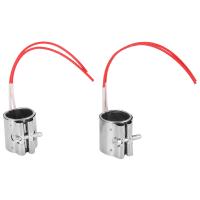 Elementos calefactores de acero inoxidable para máquina de inyección de plástico, calentador de banda de Mica, 35x45mm, 220V, 150W, 2 unidades por lote - details 0
