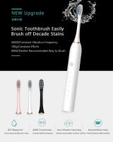 Cepillo de dientes eléctrico sónico recargable por USB, resistente al agua, blanqueamiento inteligente, limpieza automática ultrasónica de dientes - details 22