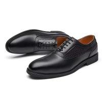 Zapatos formales de cuero genuino para hombres y zapatos casuales de boda Oxford, zapatos de altura de negocios - details 15