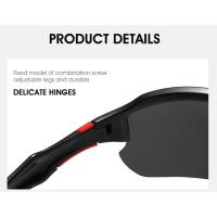Gafas de sol deportivas polarizadas para exteriores, modelo nuevo 2025, con diseño de media montura y protección contra el viento - Gafas de sol para pesca - details 6