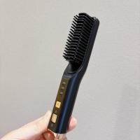 La nueva plancha de pelo inalámbrica no daña el cabello, y la plancha de pelo de doble propósito multifunción portátil recargable para el hogar. - details 16