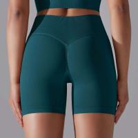 Pantalones cortos de cintura alta para mujer, ropa deportiva para Yoga, gimnasio, correr, pantalones cortos de entrenamiento - details 1
