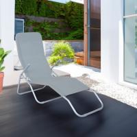 basculante Plegable Acero y textileno Gris 170x65x101 cm - details 1