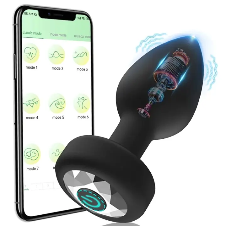 Vibrador Anal Inalámbrico Masajeador Prostalita para Hombres Estimulador de Placer para Mujeres - 1