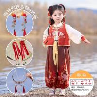 Ropa Han para niños China-Chic Girls' Spring Nezha cos traje chino para niños - details 8