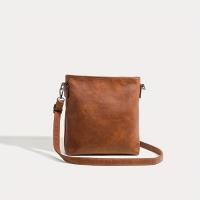Unisex Sólido - Bolso de mensajero genuino de color - Cremallera, Forro de poliéster, Estilo urbano, Crossbody informal - details 1