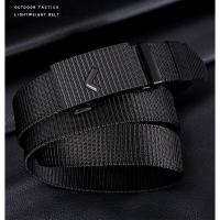 Cinturón de nailon transpirable para hombre, cinturón táctico de diseñador de vaquero para exteriores, regalos militares - details 0