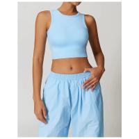 Chaleco de yoga sin mangas con cuello halter para mujer Chaleco deportivo ajustado con cuello halter - details 3