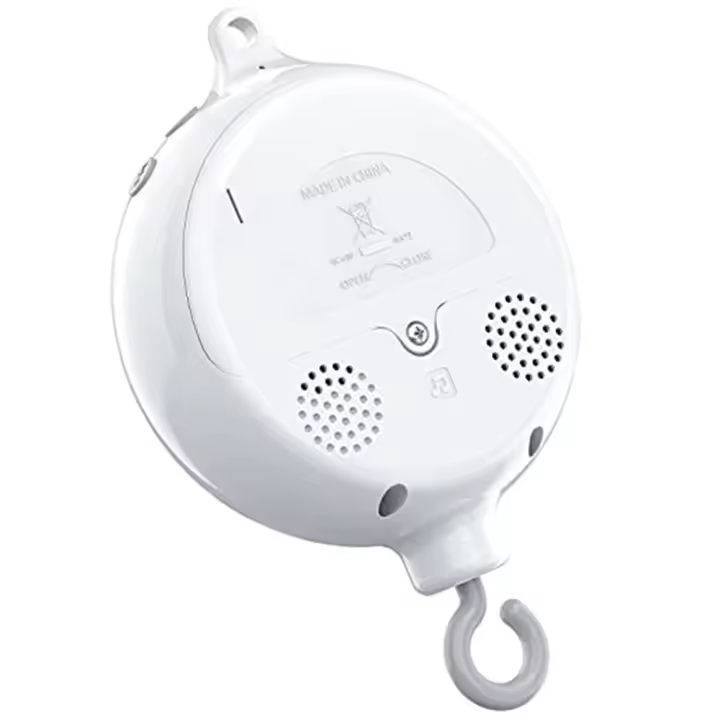 Caja de música con Motor móvil para cuna, Spinner Con 3 modos, volumen ajustable, 12 canciones de cuna, apagado automático después de 30 minutos - 1