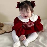 Romper para Niña Pequeña 2024 Regalo de Año Nuevo Ropa de Niño Cómoda y Linda de Pana - details 1