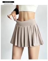 Falda de tenis de ocio para mujer, pantalones cortos con forro interior para porristas de golf, faldas plisadas para correr, deporte atlético, gimnasio y entrenamiento - details 9