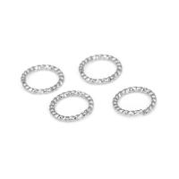 Anillos de salto de alambre trenzado de latón color oro de 18K de 5MM 6MM 8MM 10MM 12MM, anillos divididos, suministros para la fabricación de joyería, accesorios para bricolaje - details 11