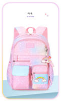 Mochila escolar para niñas con diseño de arco iris linterna kawaii bolsa de libros para estudiantes primarios regalo para niños satchel - details 15