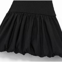 OUWU- Vestido corto sin mangas de retazos para mujer, minivestido mullido de moda para playa y fiesta de noche, 2024 - details 21