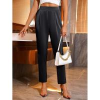 Pantalones rectos sueltos de cintura alta de moda coreana para mujer primavera-verano - details 2