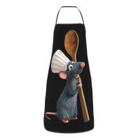 Unisex Ratatouille Remy con cuchara delantal adultos mujeres hombres Chef Tablier cocina para cocinar película animada pintura - details 8