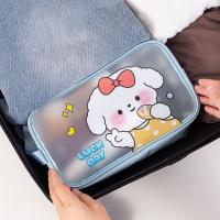 Bolsa de cosméticos de PVC con dibujos animados Ins duradera, bonitas bolsas de almacenamiento portátiles, bolsa de lavado impermeable de alto nivel de apariencia para mujer - details 2