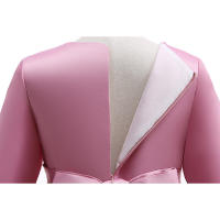 Vestido de noche para niñas con falda abullonada de malla con bordado de estilo nuevo para niños - details 6