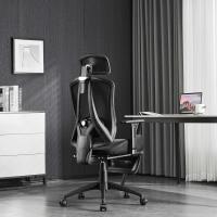 Silla Ergonómica Escritorio Silla Oficina con 2-Eje Soporte Lumbar Regulable, Sillas Escritorio a Malla Carbón Sillas Ejecutiva Ordenador Respaldo Alto Cadeira Asiento Cascada Carga 150kg - details 10