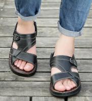 Sandalias para Hombre,Sandalias Deportivas Hombre Verano,Sandalias Hombre Piel,Adecuado para caminatas, campamentos, caminatas, pesca, kayak, caminatas, vacaciones en la playa, viajes u otras actividades acuáticas. - details 5