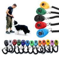 Clicker de entrenamiento de plástico para perros y gatos, correa de muñeca ajustable, llavero de sonido, repelente de perros, productos para mascotas, nuevo - details 0