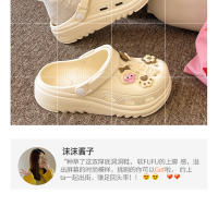 Agujero zapatos de las mujeres usan nuevas zapatillas de sala de operaciones de enfermera antideslizantes de suela gruesa que aumentan en verano - details 7