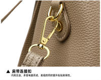 Cuero suave bolso de las mujeres bolso cesta de verduras de las mujeres bolso de hombro de alta gama crossbody atmósfera versátil cubo hombro - details 27