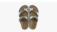 Sandalias de corcho con punta de clip Birkken de piel de vaca para hombre y mujer, zapatillas informales, uso exterior diario para verano - details 7