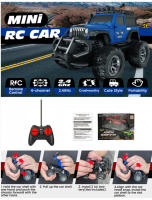 Coche de Control remoto para niños pequeños, Mini camión todoterreno de 2,4 Ghz, coche de juguete duradero para niños de 3, 4, 5, 6, 7 y 8 años, regalo - details 0