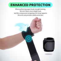 Muñequeras suaves ajustables, muñequeras de soporte para la muñeca, muñequera deportiva para gimnasio, Protector carpiano, banda envolvente - details 5