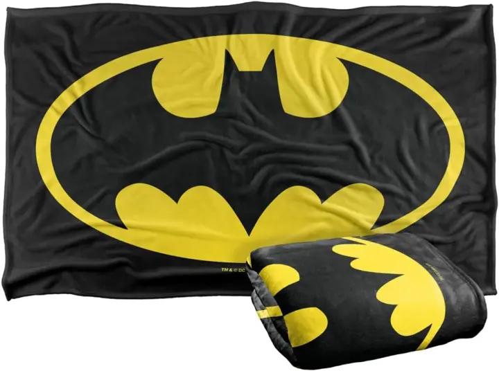 Manta supersuave y sedosa con Logo clásico de Batman - 1