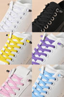 No atar cordones elástico de ocio al aire libre zapatillas de deporte rápido plano de seguridad cordón niños y adultos Unisex cordones para perezosos - details 4